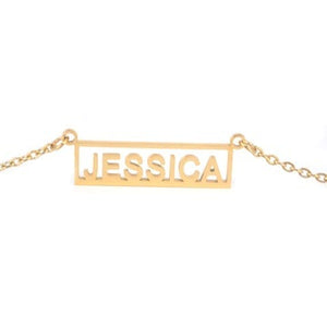 Rectangle Bar Necklace