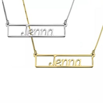 Rectangle Bar Necklace